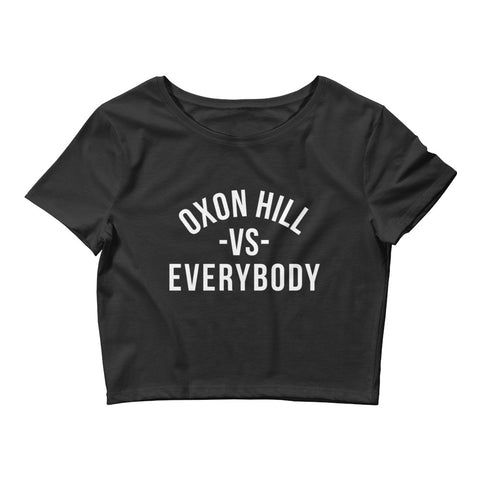 Black Oxon Hill -VS- Everybody Women’s Crop T-Shirt